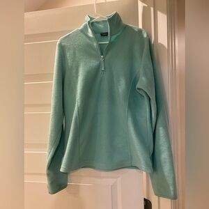 Women's 1/2 Zip Sweater in Mint/Light Green